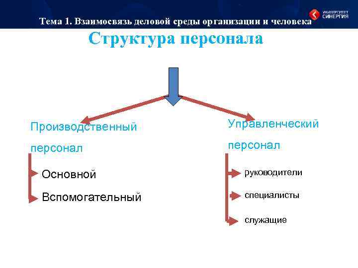 Управленческий вспомогательный персонал