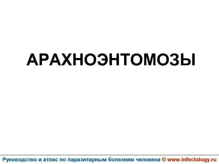 АРАХНОЭНТОМОЗЫ 