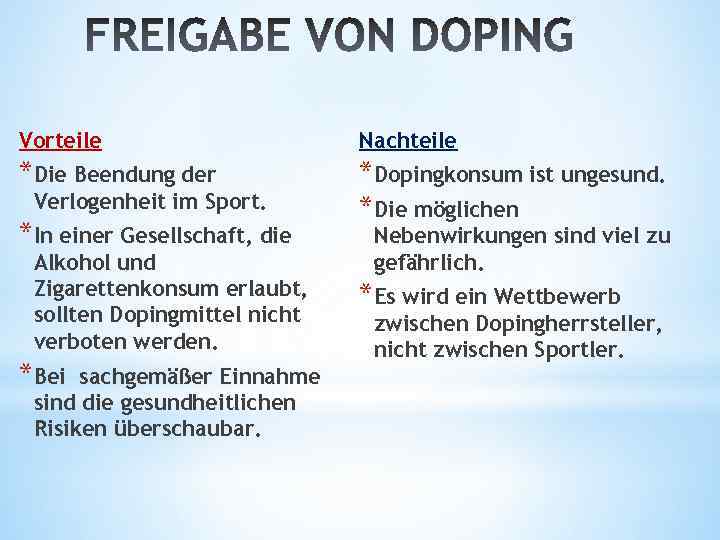 Gesundheit DOPING IM SPORT Jewhen Olijnyk 11 B