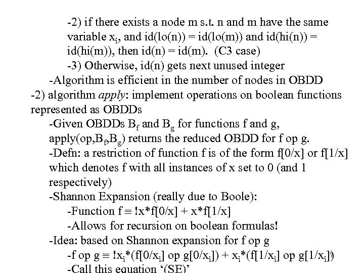 -2) if there exists a node m s. t. n and m have the