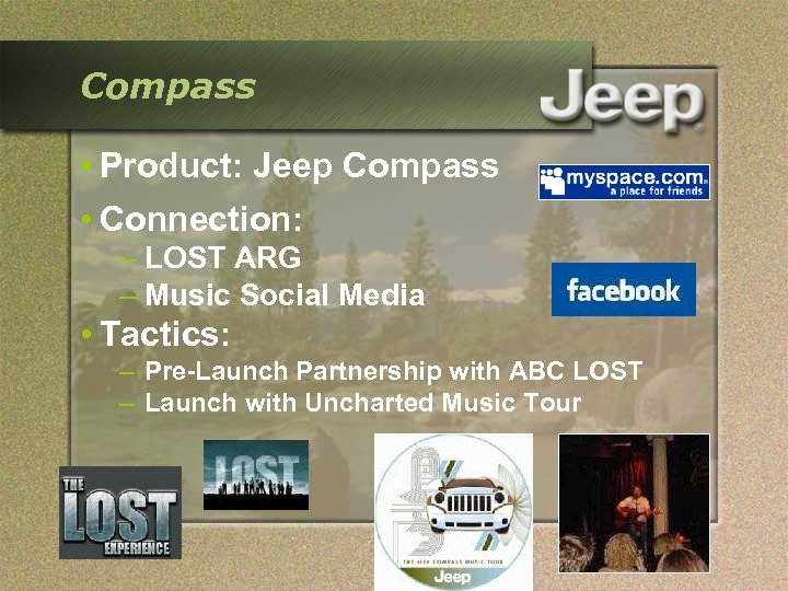 Compass • Product: Jeep Compass • Connection: – LOST ARG – Music Social Media