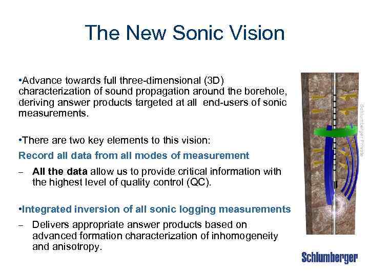 The New Sonic Vision • Integrated inversion of all sonic logging measurements – Delivers