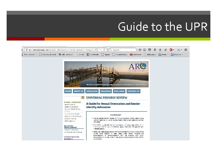 Guide to the UPR 