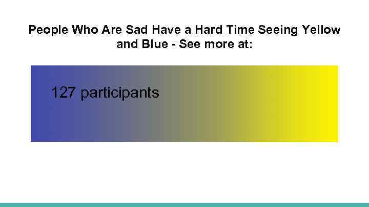 People Who Are Sad Have a Hard Time Seeing Yellow and Blue - See