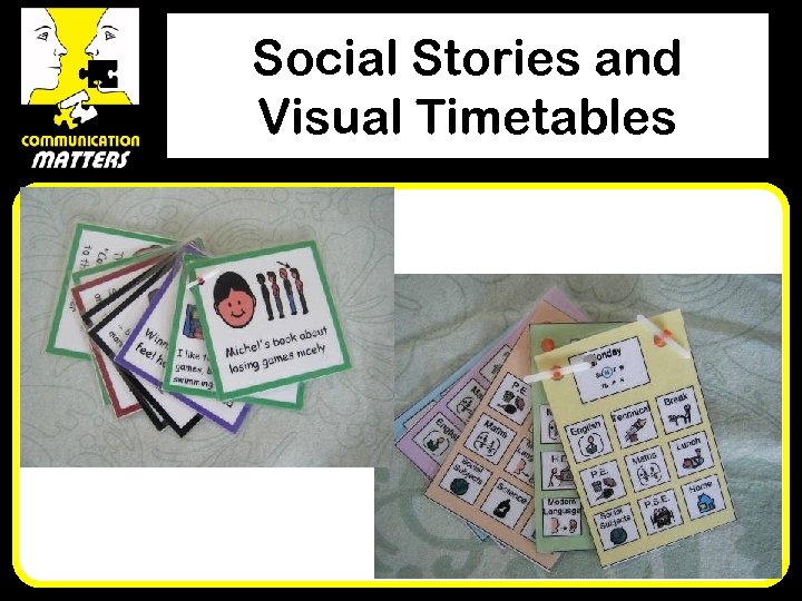 Social Stories and Visual Timetables 