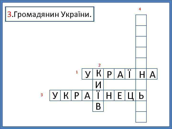 4 3. Громадянин України. 2 У К Р А Ї НА И У К