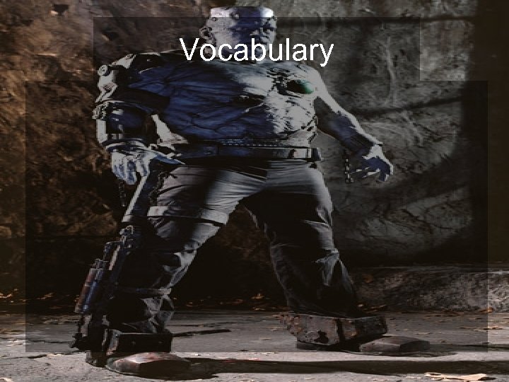 Vocabulary 