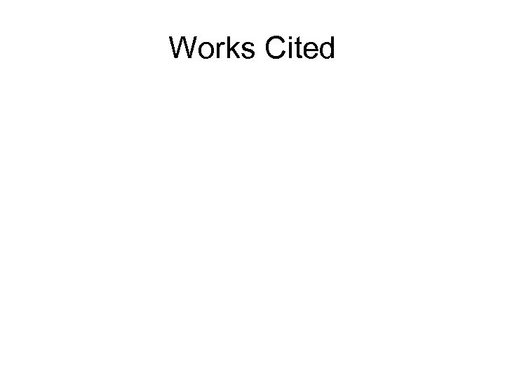 Works Cited 