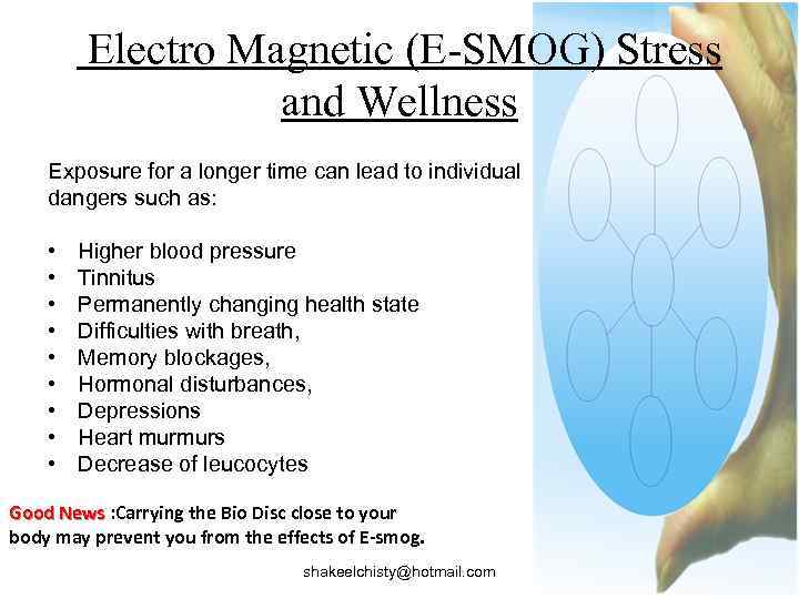 Electro Magnetic (E-SMOG) Stress and Wellness Exposure for a longer time can lead to