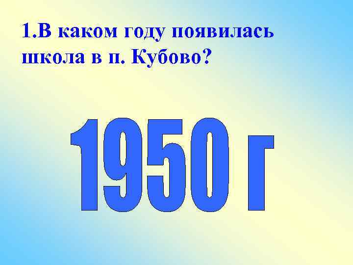 В каком году появилась