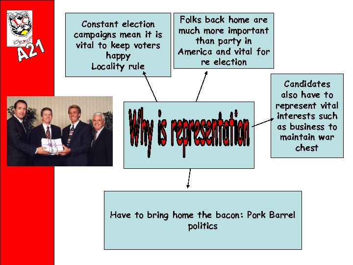 Constant election campaigns mean it is vital to keep voters happy Locality rule Folks