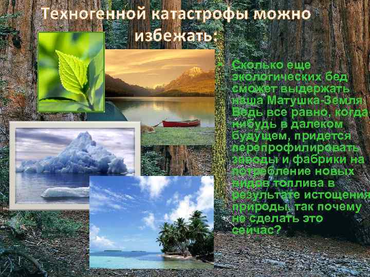 Техногенной катастрофы можно избежать: • Сколько еще экологических бед сможет выдержать наша Матушка-Земля. Ведь
