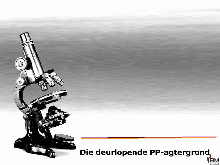 Die deurlopende PP-agtergrond 