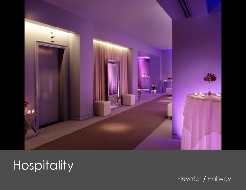 Hospitality Elevator / Hallway 