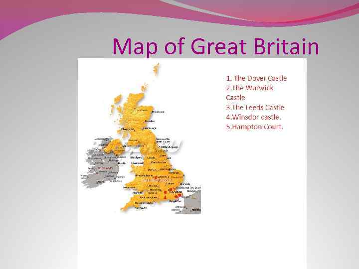 Map of Great Britain 