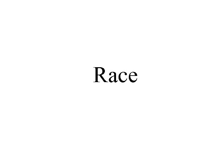 Race 