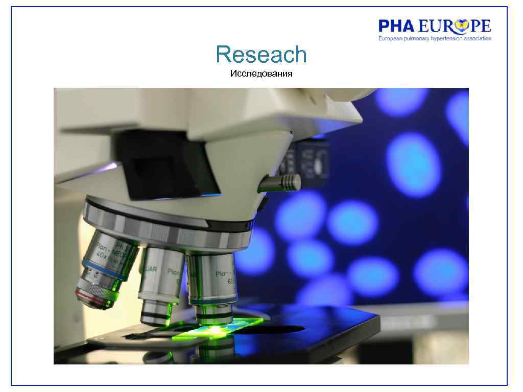 Reseach Исследования 
