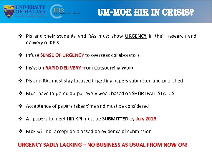 um-moe hi. R in c. Ri. S? v PIs and their students and RAs