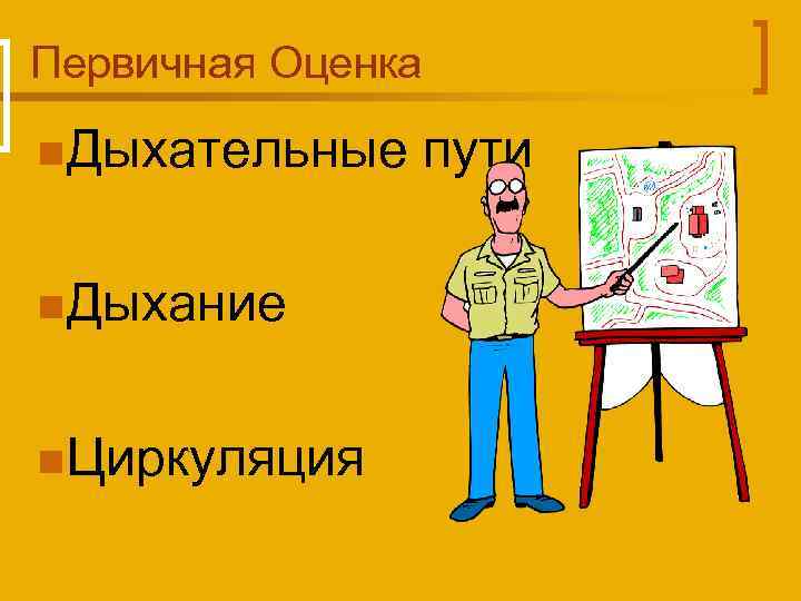 Первичная Оценка n Дыхательные n Дыхание n Циркуляция пути 
