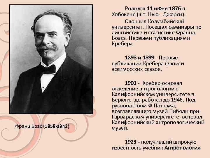  Родился 11 июня 1876 в Хобокене (шт. Нью- Джерси). Окончил Колумбийский университет. Посещал