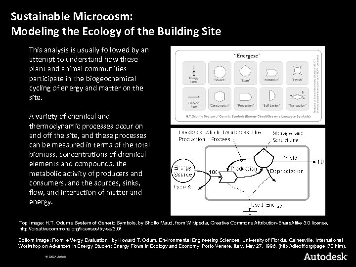 Sustainable Microcosm: Modeling the Ecology of the Building Site This analysis is usually followed