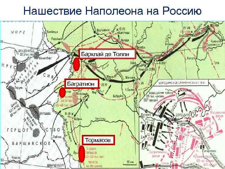 Нашествие Наполеона на Россию Барклай де Толли Багратион Тормасов 