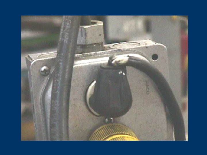 Example of properly labeled electric service: motors, disconnects and breakers FOR EXAMPLE… Subtitles &