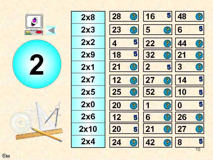 2 2 х8 2 х3 2 х2 2 х9 2 х1 2 х7 2