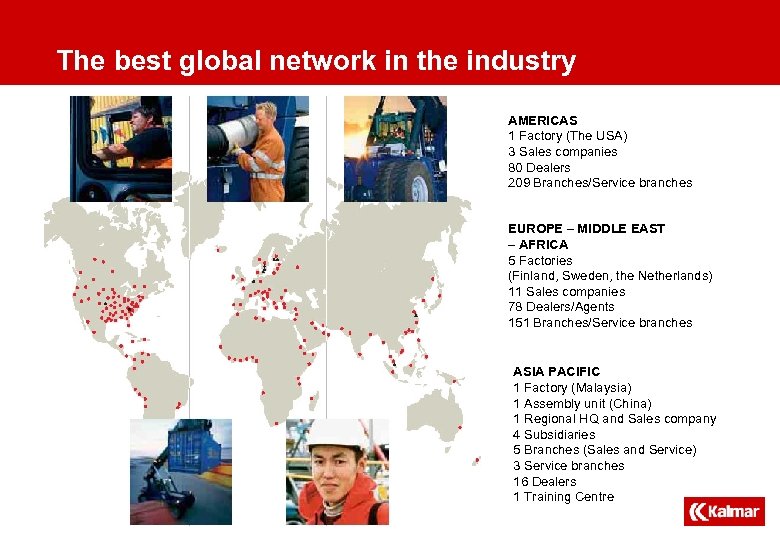 The best global network in the industry Headlines, subtitles and statements Arial 28/36 pt