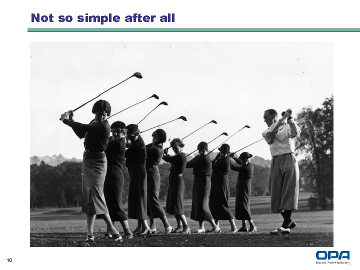 Not so simple after all 10 