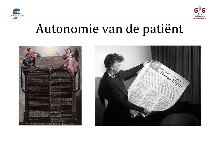 Autonomie van de patiënt 