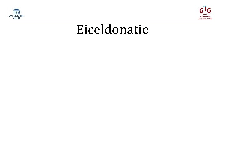 Eiceldonatie 