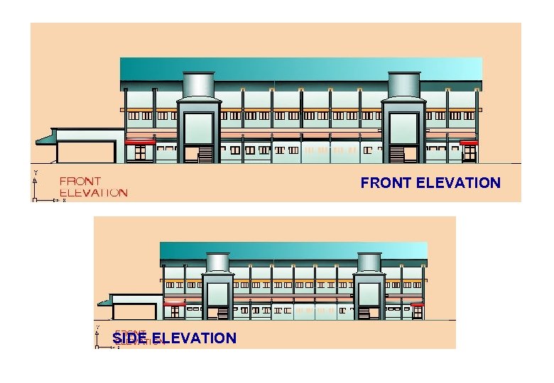 FRONT ELEVATION SIDE ELEVATION 