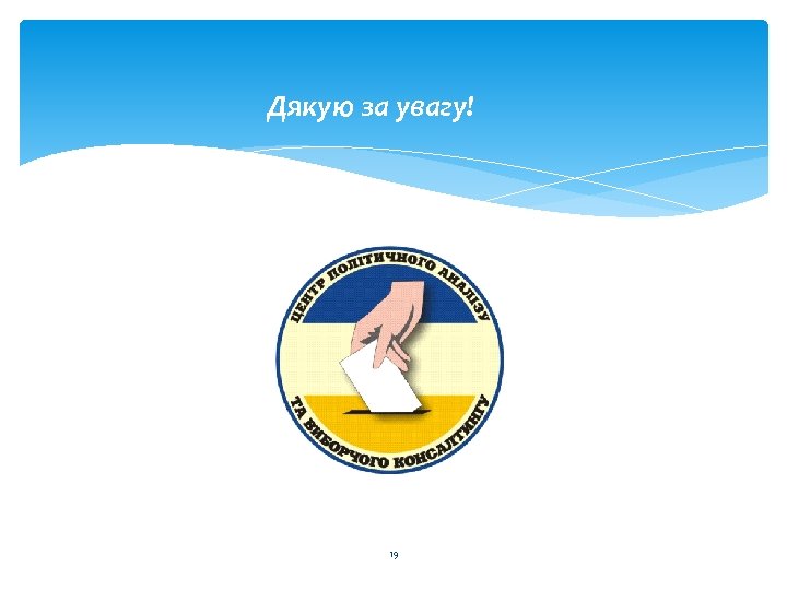 Дякую за увагу! 19 