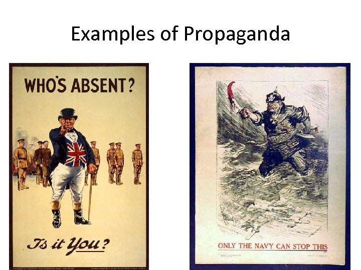 Examples of Propaganda 