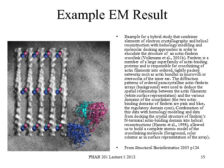 Example EM Result • Example for a hybrid study that combines elements of electron