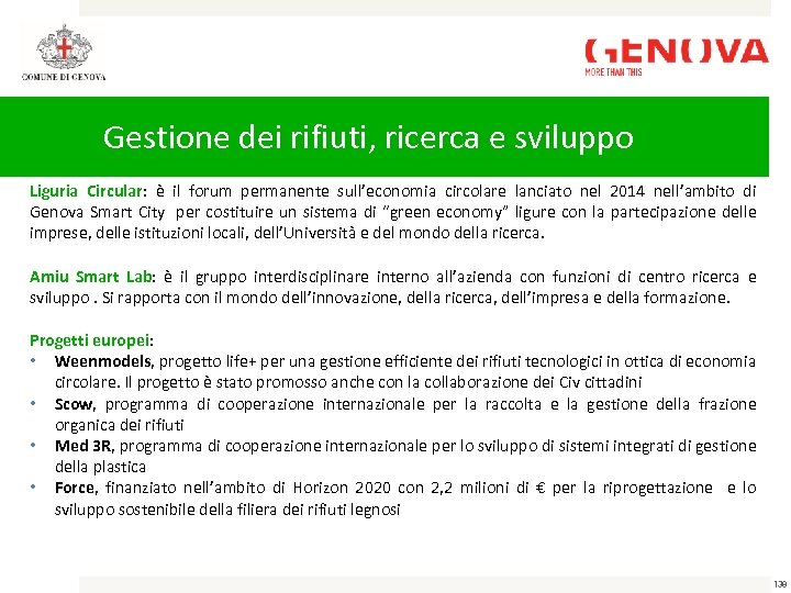 Gestione dei rifiuti, ricerca e sviluppo Liguria Circular: è il forum permanente sull’economia circolare