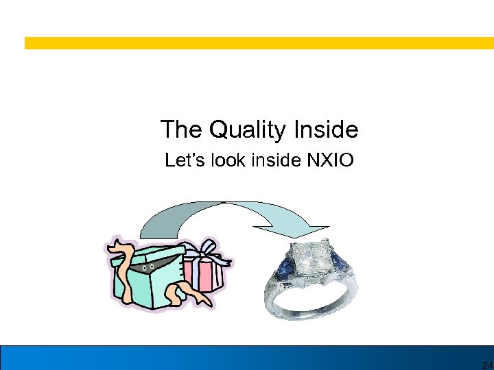 The Quality Inside Let’s look inside NXIO 24 