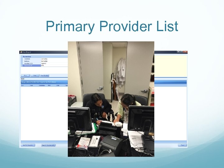 Primary Provider List 