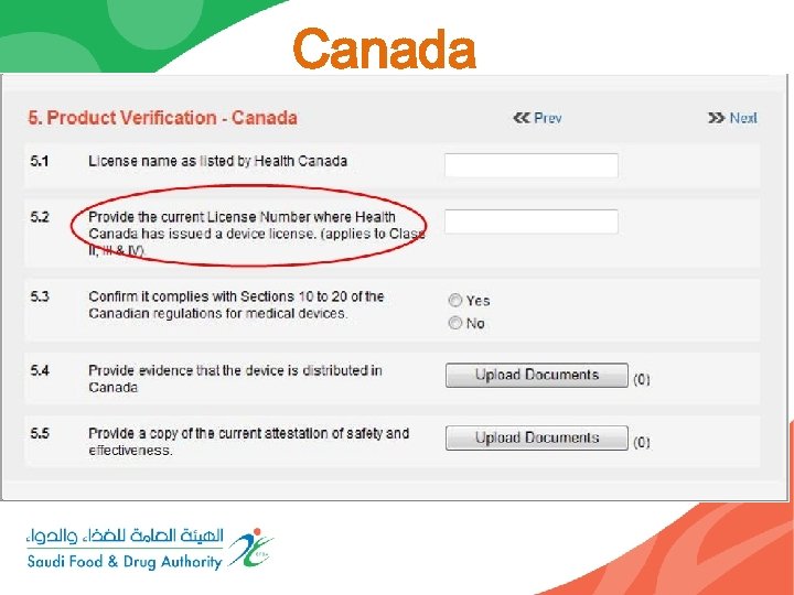 Canada The Required Approvals/ Certificates from Each Jurisdiction: 