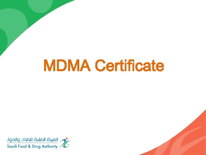 MDMA Certificate 