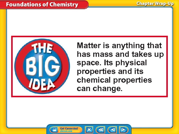 Matter is anything that has mass and takes up space. Its physical properties and