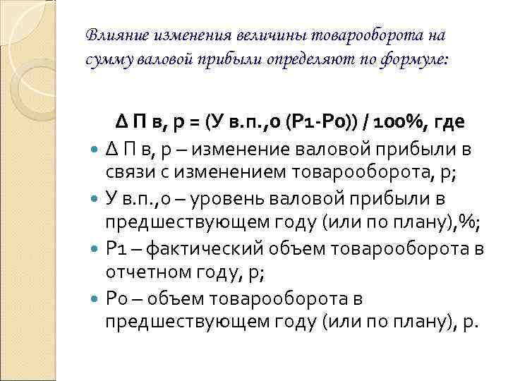 Анализ прибыли презентация