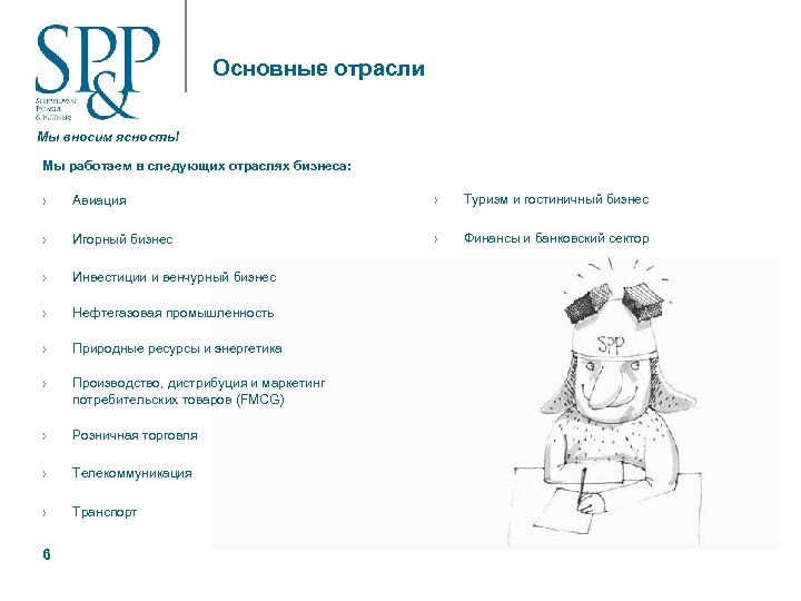 Основные отрасли Мы вносим ясность! Мы работаем в следующих отраслях бизнеса: › Авиация ›