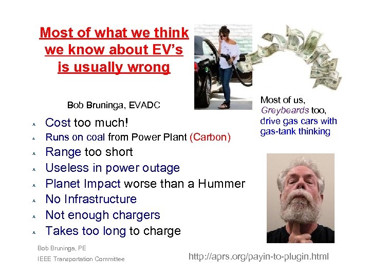 Most of what we think we know about EV’s is usually wrong Bob Bruninga,