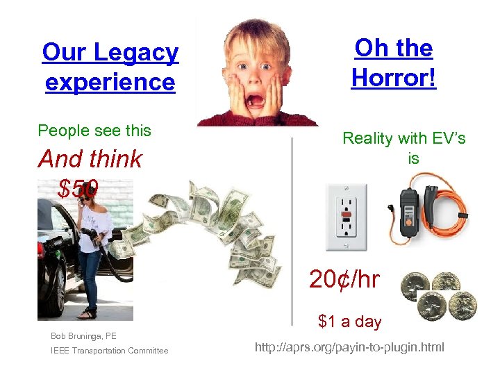 Our Legacy experience People see this And think $50 Oh the Horror! Reality with