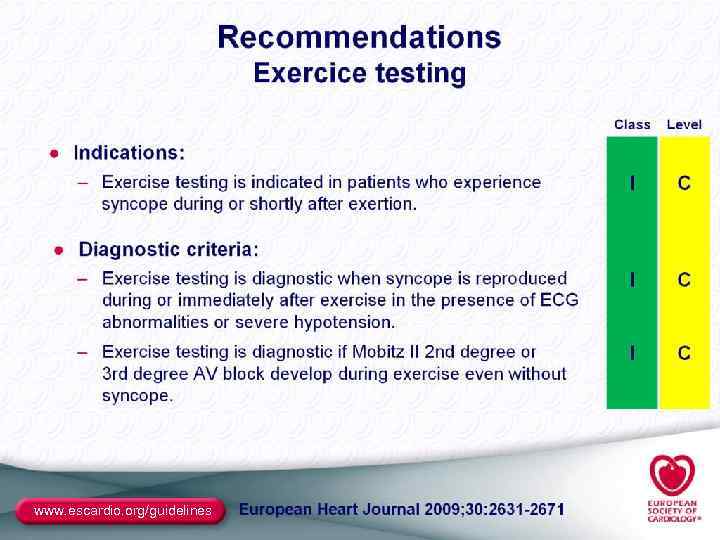 www. escardio. org/guidelines 