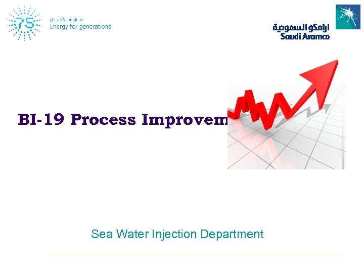 BI-19 Process Improvement Sea Water Injection Department 