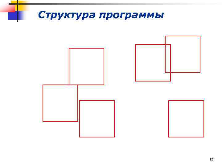 Структура программы 12 