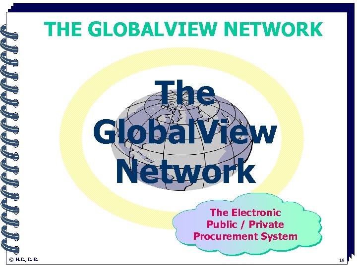 THE GLOBALVIEW NETWORK. The Global. View Network The Electronic Public / Private Procurement System